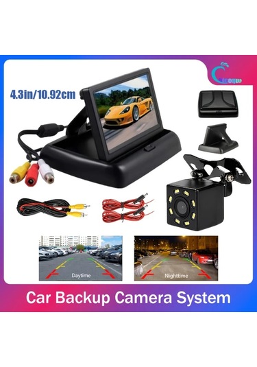 Motion003 1 10.92cm Fd Xfk-8 Kamera 10.92 Cm Katlanır Monitörlü Ters Görüş Kamerası Seti