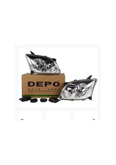 Toyota Uyumlu Avensis 2003-2006 Depo Sol Far Elektrikli 81170-05160