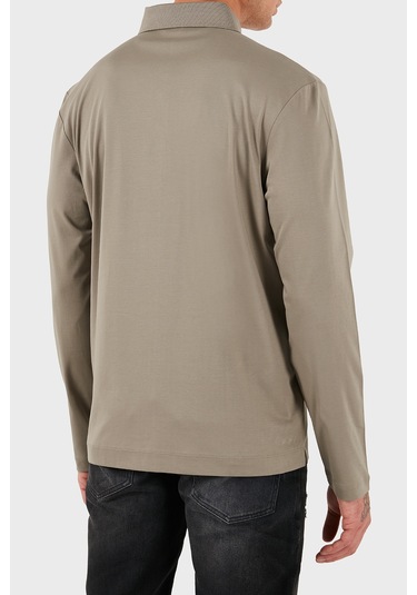 Boss Erkek Polo Yaka Sweat 50523917 245 Haki Haki Boss Erkek Polo Yaka Sweat 50523917 245 Haki Haki