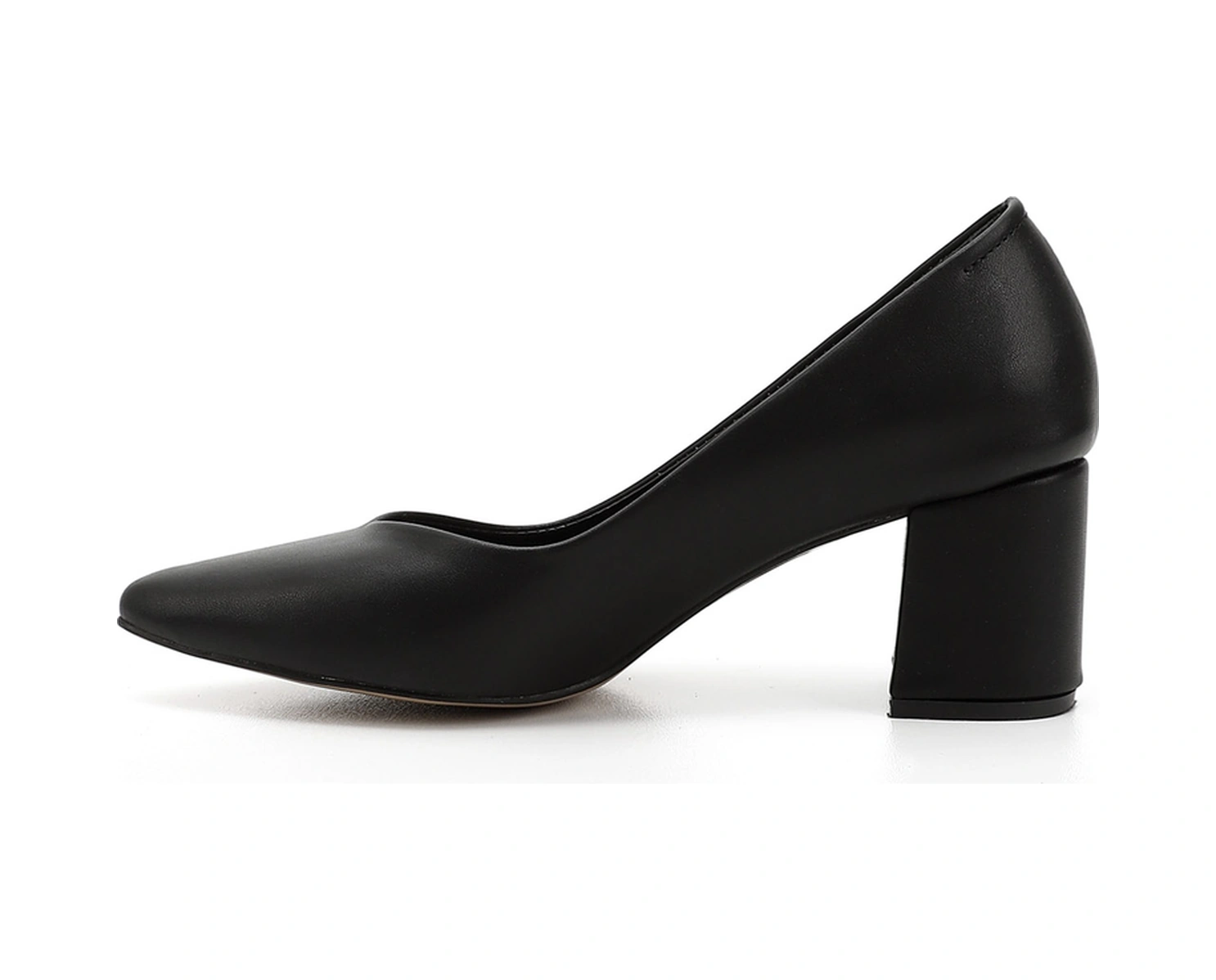 Gönderi R Kadın Siyah Sivri Burun Orta Kalın Topuklu Ayakkabı Ddza67638918 siyah