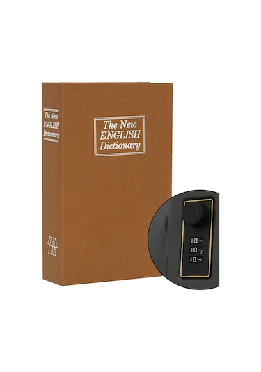 Mühlen Secret Safe 265 Büyük Boy Kitap Şekli Gizli Şifreli Kasa