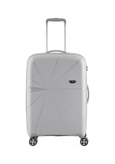 Ççs 5264 Polipropilen Orta Boy Valiz Gri