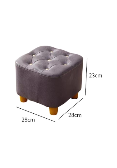 Suntek Giriş Oturma Odası Ev Için Küçük Tabure Mor