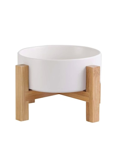 Matgo Pati Çam Ağacı Kedi Köpek Beslenme Mama Su Kabı Seramik Kaseli 500 ML