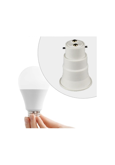 2-4'lü Paket B22'den E27'ye Ampul Dönüştürücü Armatür Süngü Diğer