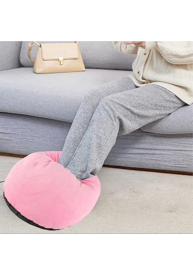 Moveevo Usb Hızlı Isıtma Ayak Isıtıcı - Çıkarılabilir Yıkama, Ev/ofis Kullanıma Uygun, Sabit Sıcaklık, Kış Soğuktan Koruma - Pembe Açık Pembe