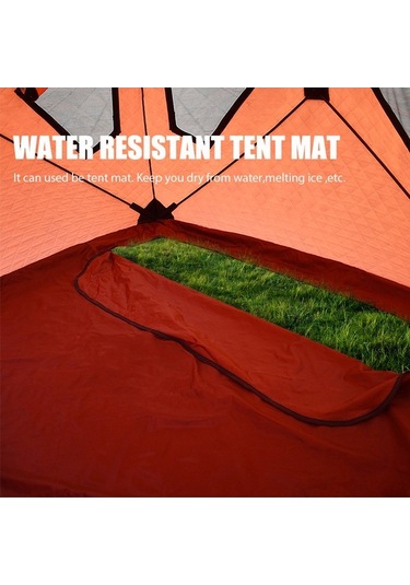 Pazly Su Geçirmez Çadır Matı, Kamp Ve Buz Balıkçılığı Matı, Balıkçılık Kampı, Sırt Çantası Yürüyüş İçin Çok Renkli