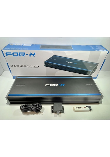 For-x Mono Amfi 2500rms For-x Xap-2500.1d Bass Anfi Bass Kntrl