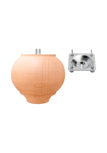 Tsmpapel Koltuk Ayağı -Baza Ayağı-Sehpa Ayağı -Ahşap Ayak