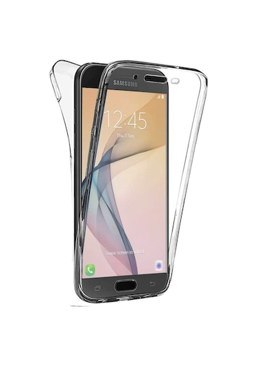 Teknomoda Samsung Uyumlu Galaxy J7 Prime 360 Derece Kilif Seffaf Silikon Ön Arka 397180568