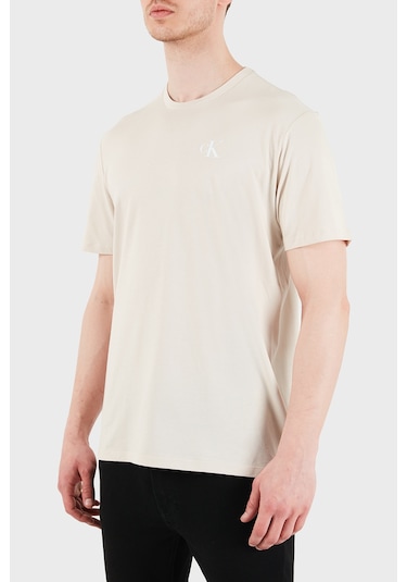 Calvin Klein Erkek T Shirt Lv14rf852g 2jx Bej
