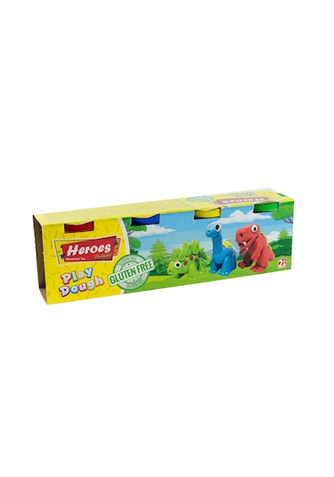 Oyun Hamuru 4 Renk Dinazorlar 5 100 Gram
