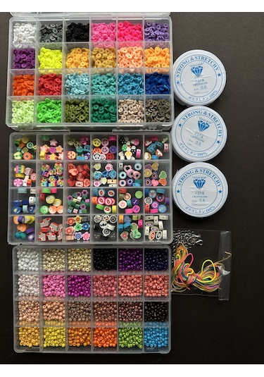 24 Gözlü Kutuda Dev Takı Yapma Hobi Seti