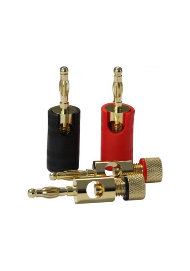 Goldkabel Basic Federkorb - Banana Gold 4'Lü Kablo Ucu