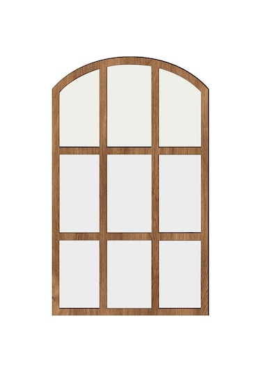 Suntek Kemerli Bölmesi Ayna Taklit Aynası Izgara Duvar Kahverengi