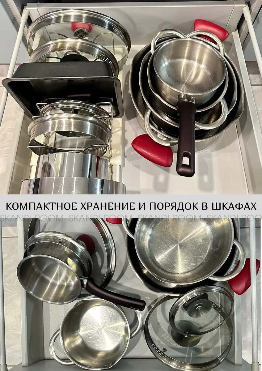 Skandi Room Kapaklar Ve Tencere Kapağı Tutucu Standı 279293935 Metal