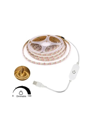 Barley1m/3m/5m Usb Led Şerit Işık 5v 30leds/m Tv Arka Aydınlatma Mutfak Dekorasyon Yayan Color2 5m