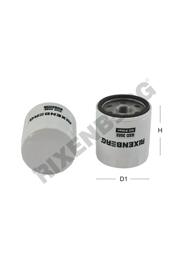 Opel Insıgnıa B 1.5 Turbo- 2.0 Turbo 17 Yağ Filtresi Rxo3582-650237-w7056-oc1421