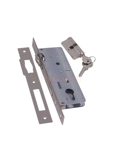 Kale 154 40 Mm Geniş Makaralı Silindirli Kilit Nikel Barel Ve 3 Anahtarlı