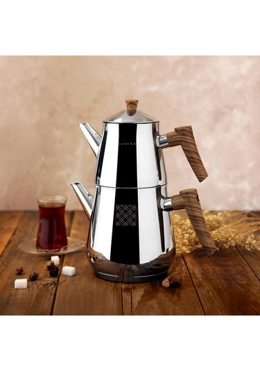 Serenk Definition Çelik  Çaydanlık Gri