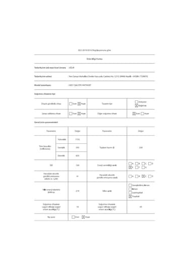 Uğur UED 7266 DTK 258 LT 7 Çekmeceli Dikey Derin Dondurucu Antrasit