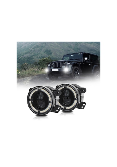 4 İnç 200w Led Sis Farları Araba Led Sis Farları 20000lm Sürüş Tampon Işıkları Wrangler Arazi Araçları İçin Su Geçirmez Yedek