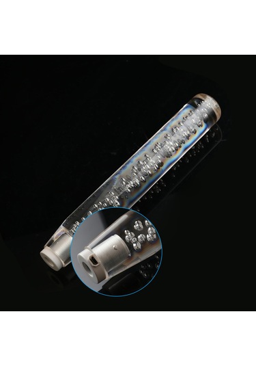 Led Işık Rgb Vites Topuzu Çubuk Kristal Şeffaf Kabarcık-25cm K16231-2 Diğer