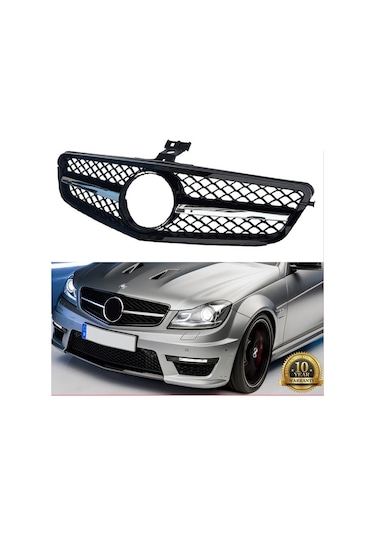 Autogp Mercedes W204 C63 Amg Ön Panjur Izgara Seti 2007 / 2012
