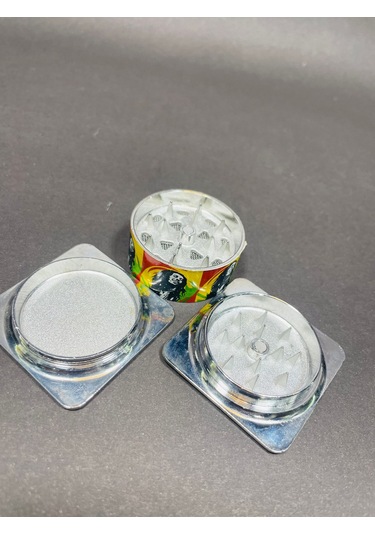 BobMarley 3Parça Metal TutunÖğütücü Grinder //4,5cm