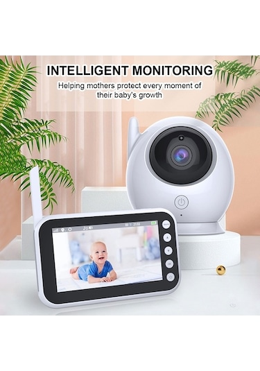 Bosphorusboutique Video Monitör Lcd Kamera Kamera İnç Geeksen Fhss Ekran 720p 4.3 2.4ghz Xj