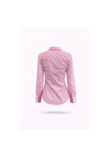5in1Canpolat Pembe Pens Detaylı Slim Fit Gömlek 018