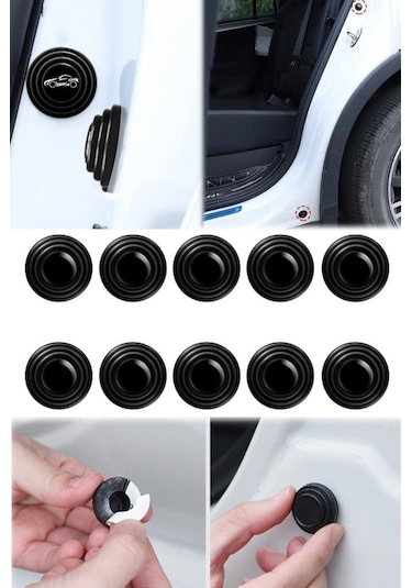 10 Adet Araba Kapı Ses Ve Gürültü Önleyici Conta Kaput Bagaj Darb N11.8612