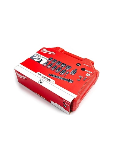 Milwaukee Endüstriyel Lokma Set Darbeli 1/2 13 Parça 4932480456