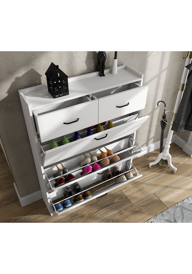 Sakura Frn-22044 İndependent Ayakkabılık Beyaz