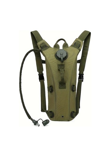 Dashanshop 1 Adet Yeşil 3l Büyük Kapasiteli Su Torbası Outdoor Spor Bisiklet Su Çantası Hediye Yeşil