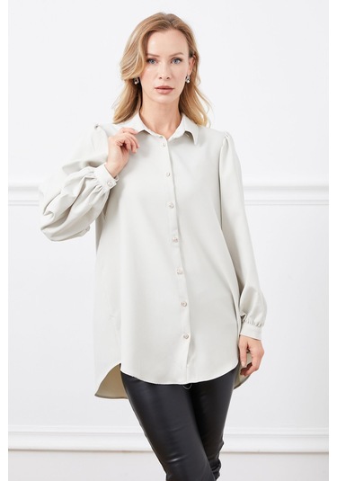 Dparis Örgü Kemerli Gömlek