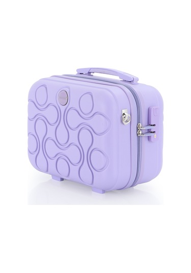 Mçs Polipropilen 3lü Valiz Seti Orta & Kabin & Makyaj V376 S23sy1000052-set 00025 Lila
