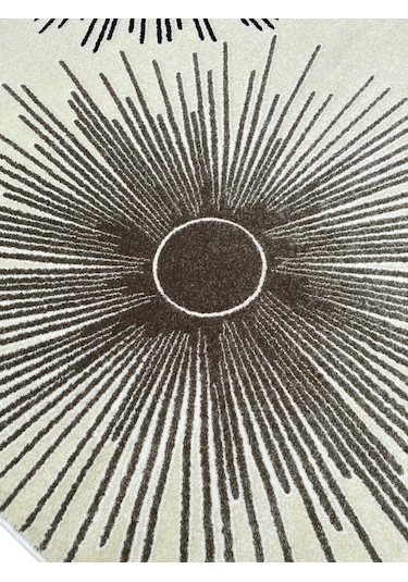 Saray Halı Samyeli 11473 Rv 140x220 Krem Vizon Kesme Halı Krem - Vizon