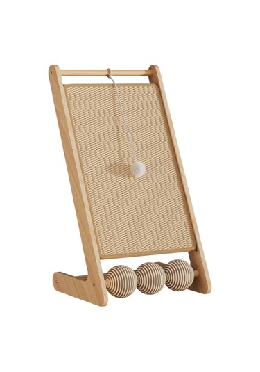 Suntek Cat Scratcher Interactive Oyuncak Kitty Sisal-ped-topla