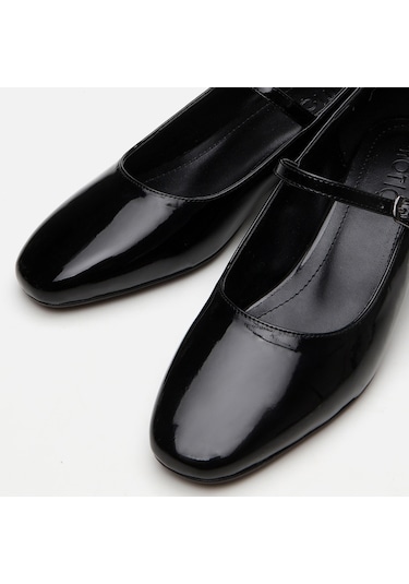 Hotiç Mary Jane Siyah Kadın Kalın Topuk 01ayh294520a100 Siyah