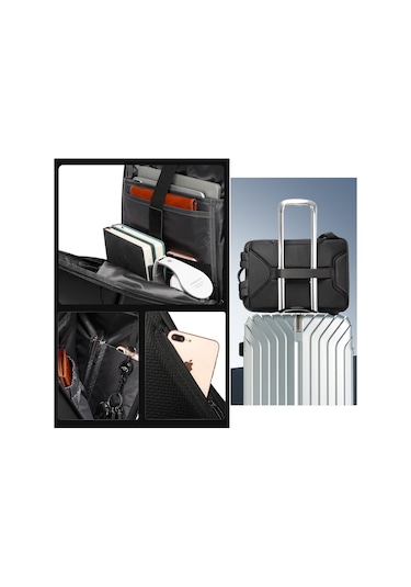 Bange Bg-2913 Suya Dayanıklı Günlük İş Okul Laptop Sırt Çantası Gri