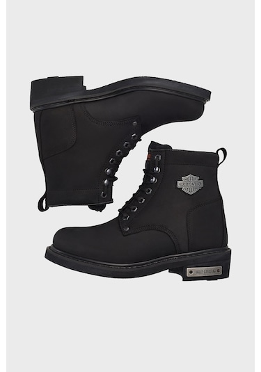 Harley Davidson Erkek Bot 025M100109 Siyah Nubuk