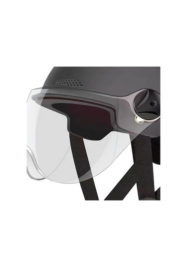 Neevoyu Siyah Elektrikli Araç Kaskı - 3c Onaylı Güvenli Korumalı Kask