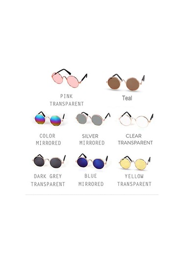 Geekyou Kedi Köpek Güneş Gözlüğü - Evcil Hayvanlar İçin Moda Aksesuarı, Kişisel Stil Ve Güneş Koruma - Mor