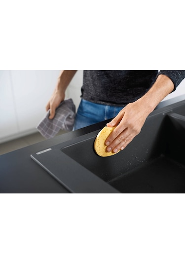 Hansgrohe S51 S510-F635 Ankastre Eviye 180 / 450 Grafıt Siyah 4331