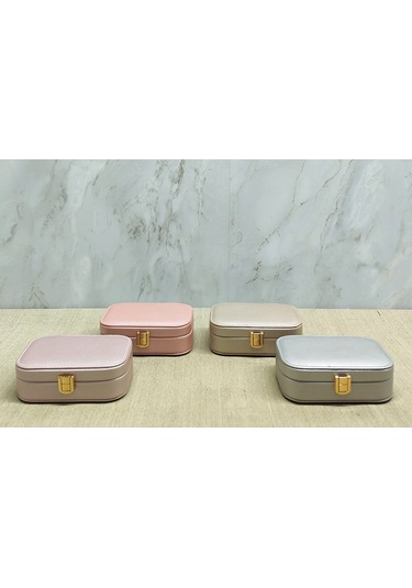15x15 Cm Makyaj Ve Takı Kutusu Çok Renkli