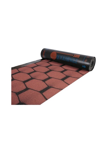 Quick Shingle - Petek Desenli Membran (Kırmızı)