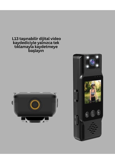 Buğz 180 Dönebilen Lensli 1080p Mini Kamera