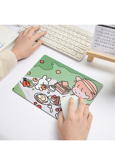 Sones 5 Adet Yaratıcı Sevimli Karikatür Tavşan Kız Mouse Pad Dizüstü Bilgisayar Öğrenci Mouse Pad Saklambaç