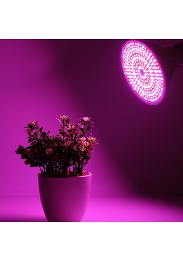 Mufunye Çift Başlı Klips Tam Spektrum 290 Boncuk Led Bitki Işığı 30w Bitki Büyüme Işığı Çiçek Sulu Meyve Renk Dolgu Işığı 290 Boncuk Tek Lamba